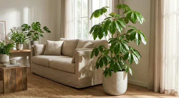 Como Usar a Planta Cheflera na Decoração Como Usar a Planta Cheflera na Decoração